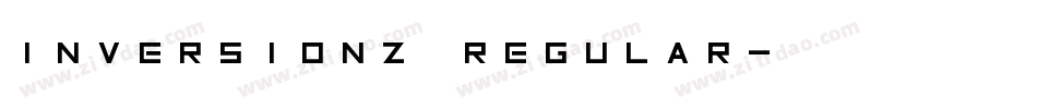 Inversionz Regular字体转换